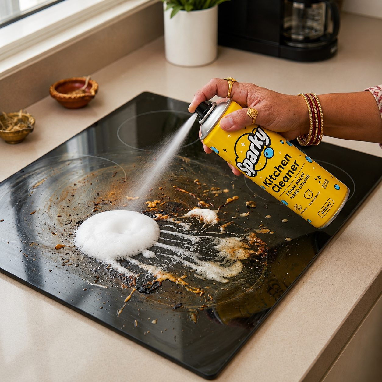 India’s Top Choice Foam-Based Complete Kitchen Cleaner & Disinfectant