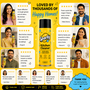India’s Top Choice Foam-Based Complete Kitchen Cleaner & Disinfectant